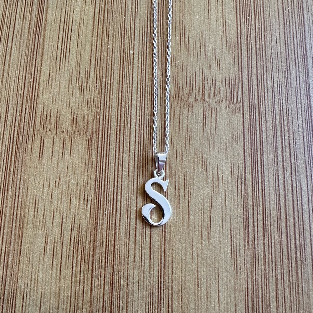 “S” Initial Necklace